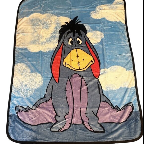 Disney Eeyore Twin Plush Blanket - Picture 4 of 6